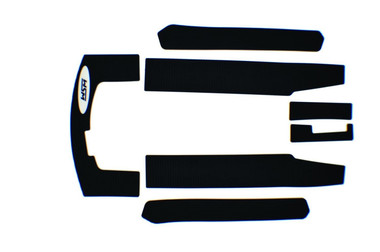 WSM TRACTION MAT: YAMAHA 650 / 701 WAVE RUNNER III '90-'97 - BLACK - 012-221BLK