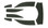 WSM Polaris 700/1200 Pro / SLH / SLX Traction Pads '00-'01  012-451BLK