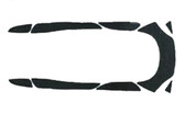 WSM Sea-Doo 1503 RXP SC 2005 Traction Pad (Black) 012-322BLK