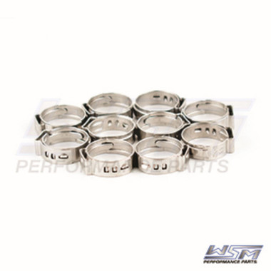 WSM - Hose Clamp, Oetiker 015.3mm-018.5mm 10 Pack - 13-162-46, 0346150, 18-9140