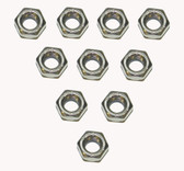 WSM 6mm Stainless Nylon Lock Nut 10 Pack  - 014-701