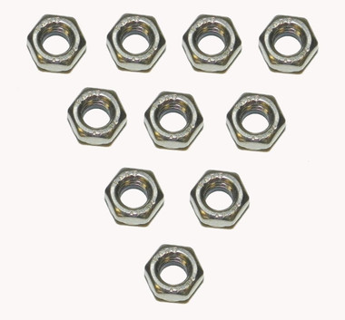 WSM 6mm Stainless Nylon Lock Nut 10 Pack  - 014-701