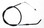 WSM Kawasaki 400 Clutch Cable 61-342, 54011-S005, 54011-S002, 58200-07G