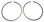 PISTON RINGS MERCURY / MARINER 75 - 300 HP,  200-45  STD SIZE 3.625" 39-827179A