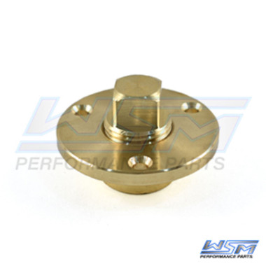 WSM Garboard Plug Set Brass Plug & Flange - 650-455, 54837, 7-0322