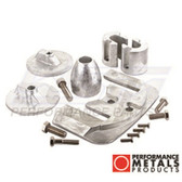 PERFORMANCE METALS INC - ZINC ANODE KIT: MERCRUISER BRAVO III - PMC10165A