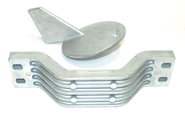 Technoseal Yamaha 150-350 Hp Zinc Anode Kit Left hand rotation- 455-21102