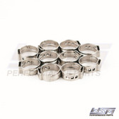WSM Hose Clamp, Oetiker 013.2mm-015.7mm 10 Pack - 13-162-40, 54-888988015, 88898