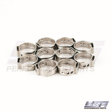 WSM Hose Clamp, Oetiker 013.2mm-015.7mm 10 Pack - 13-162-40, 54-888988015, 88898