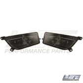 WSM L.E.D HEADLIGHTS: POLARIS 1000 RZR - SMOKED LENSES - LED PAIR - 020-351-00