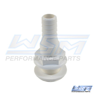 WSM Thru Hull Fitting: 3/4'' Nylon -  3 1/2" Long - 650-330,  57222