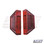 WSM L.E.D TAIL LIGHTS: POLARIS 1000 GENERAL - RED LENSES - LED PAIR - 020-352