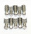 WSM Plug Wire Terminal, Stainless (10 Pack) - 370-110