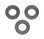 Johnson / Evinrude Flat Washer (3 Pc Set) 13/32 - 985-125-03, 307640