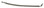 Mercruiser Power trim hose - Short 15 inch - 45 deg. End - 336-120, 32-99904Q