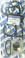 WSM HONDA 125 ATC / TRX TOP END GASKET KIT ATV 29-118, 061A1-VM6-405