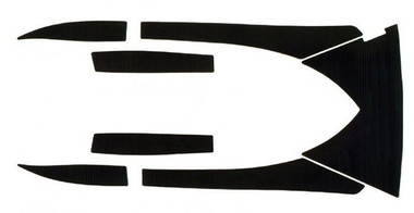 WSM TRACTION MAT: SEA-DOO 951 / 1503 GTX / RXT 2000-'09- BLACK - 012-308BLK