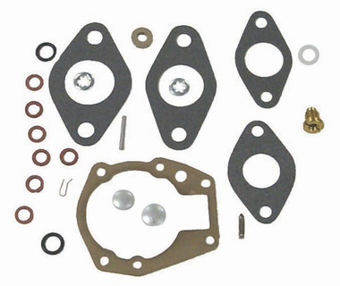 Carburetor Kit Johnson / Evinrude 6 HP 2 Cyl - 18-7043, 0382047, 0382046, 038204