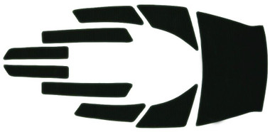 WSM TRACTION MAT: YAMAHA 1000 / 1100 / 1800 FX 2002-08 - BLACK - 012-213BLK
