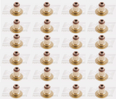 WSM Valve Stem Seal Yamaha 150-350 Hp 3.3/5.3L 4-Strk 02-11 (24 Pack) 120-100-24