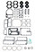 WSM Johnson Evinrude 65-140 Hp V4 Crossflow Rebuild Kit '74-'97 100-110-10