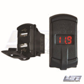 WSM Dashboard USB Charger 35 x 20mm - 020-250