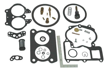 WSM Carburetor Kit: Mercruiser Alpha / Bravo 2BBL - 600-244, 3302-804845, 3302-9
