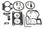 WSM Carburetor Kit: Mercruiser Alpha / Bravo 2BBL - 600-244, 3302-804845, 3302-9