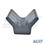 WSM -  Bow Stop, Black Rubber 3'' - 650-175