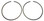 Chrysler / Force 40-150 Hp Piston Rings - 200-210-05 .020 SIZE  39-828564A 4 