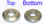 WSM Johnson / Evinrude 90-250 Hp Prop Thrust Washer 448-202, 0126402, 0126870