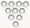 WSM 10mm Stainless Flat Case Washer 10 Pack - 014-403 - 10 Per Bag