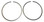WSM Piston Rings Mercury 105 - 240 Hp 2.5L .015 Over 1.5mm Thick - 200-19-045