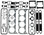 Sierra Gasket Kit, Complete Mercruiser GM V8 - 18-4392, 27-75611A1, 27-75611A2