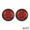 WSM L.E.D Tail Lights Can-Am Outlander - Red Lenses - 020-323
