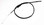 WSM Cable, Throttle: Yamaha 125 / 250 YZ '99-'06 - 61-540-05, 5MV-26311-00-00