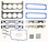 Gasket Kit, Head 5.0L 305 CI. With Gen + Plastic Intake Manifold - 501-206