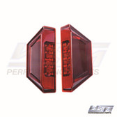 WSM L.E.D Tail Lights Polaris 1000 General - Red Lenses - 020-352