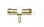 WSM BRASS T FITTING - 1/4 X 1/4 X 1/8 BARB - 006-535