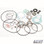 WSM Sea Doo 800 787 Carb Complete Gasket Kit '95-'99 Gasket Kit PWC 007-624