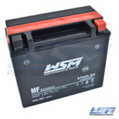 WSM Maintenance Free Battery STX20L-BS - 004-405WSM, 26012-3728, 26012-3730