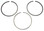 Yamaha 40 / 50 Hp Piston Ring Set '84-'88 - .030 SIZE - 200-260-06, 6H4-11610-00