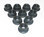 WSM NUT, HEX FLANGED 10MM BLACK - PACK OF 10 014-603, 92015-1649