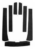 WSM Polaris 700-780 / 1050 Traction Pads '94-'99 012-452BLK
