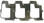Yamaha 150-225 Hp Intake Gasket 6 CYL, '96-'09, 518-24, 64E-13645-A0-00