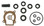 WSM Lower Unit Seal Kit Johnson 25 / 30 Hp 88-07 - 446-151, 18-8341