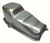 Oil Pan, Left side Dipstick -S/B - 2 PC. RMS GM V-8 w/Splash Tray - SIL-6500