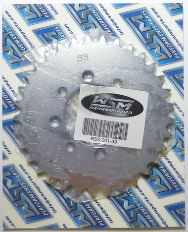 WSM  Kawasaki 50-110 Rear Sprocket - RSS-001-33, K4204-10006 - 33 Tooth