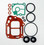 WSM Lower Unit Seal Kit Nissan / Tohatsu 9.9 - 18 Hp - 18-74610, 398873210