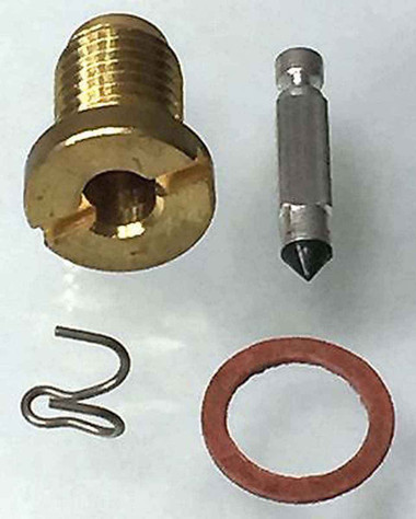 WSM CARB NEEDLE & SEAT: JOHNSON / EVINRUDE 4-175 HP '72-'06 - 600-31NS, 0378895